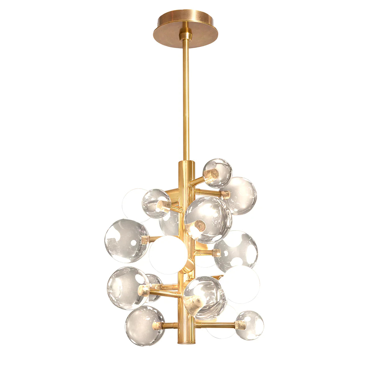 globo five-light chandelier