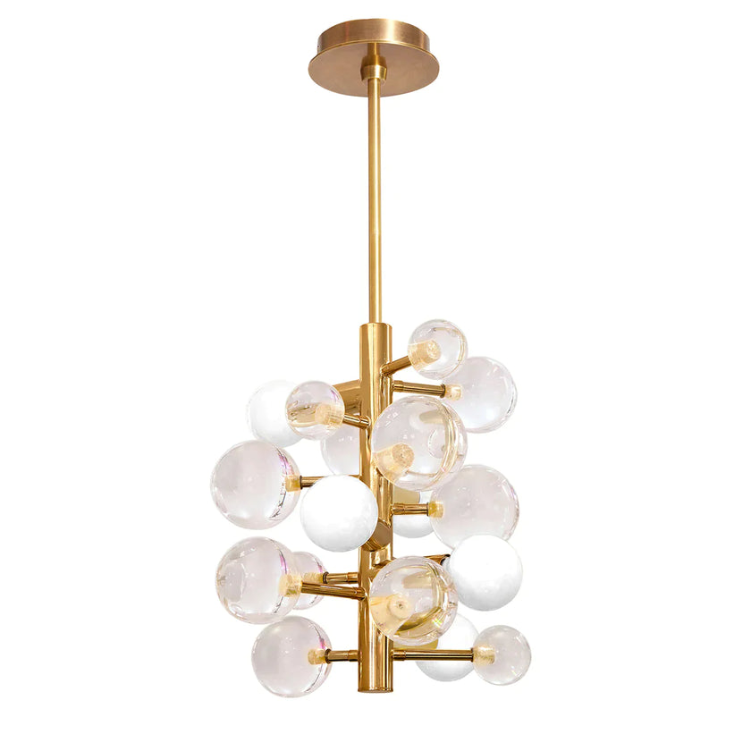 globo five-light chandelier