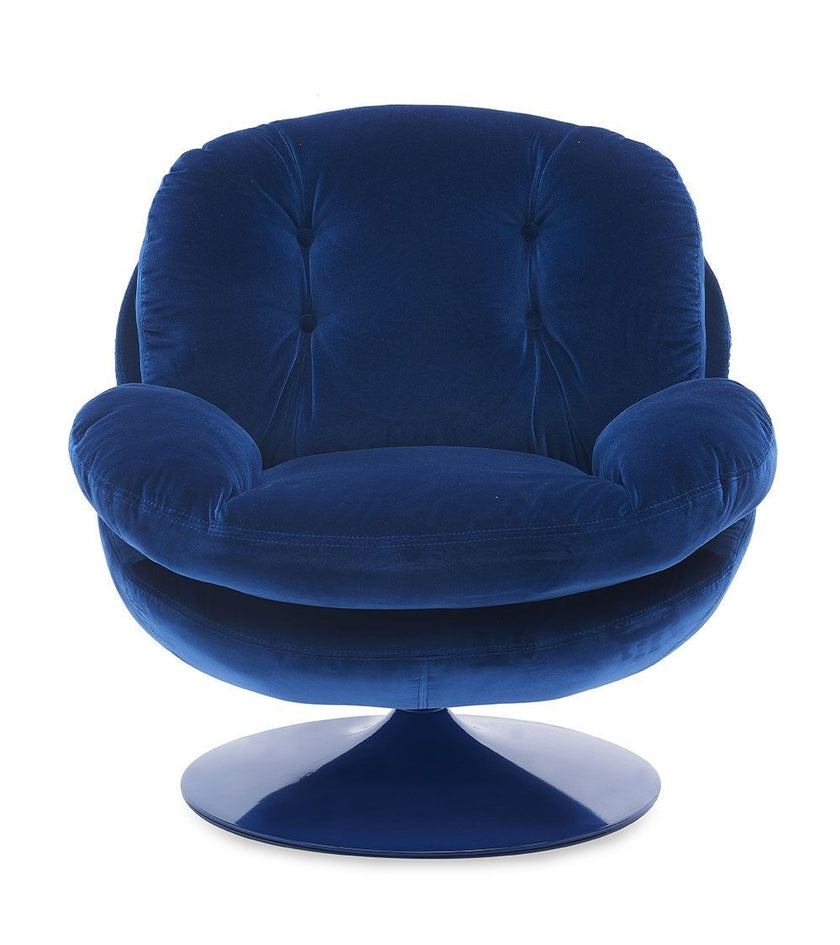 memento pop armchair midnight blue