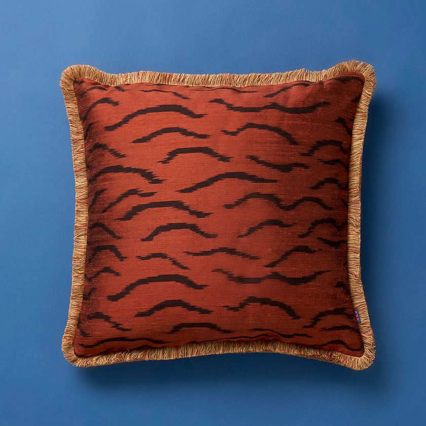 serengeti cinnabar cushion