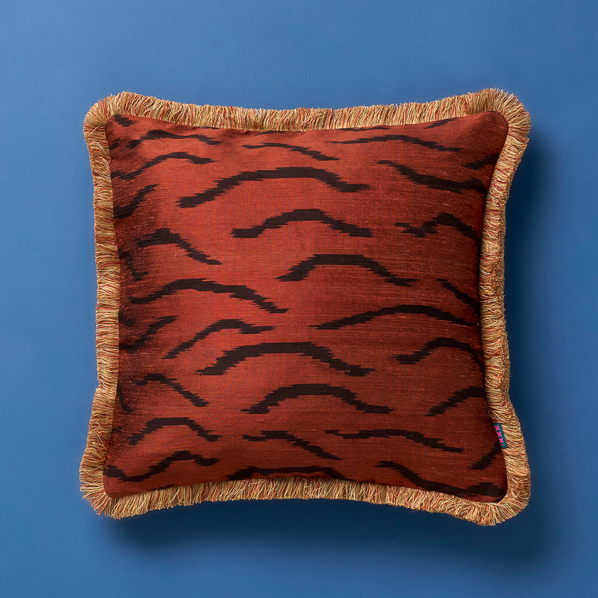 serengeti cinnabar cushion