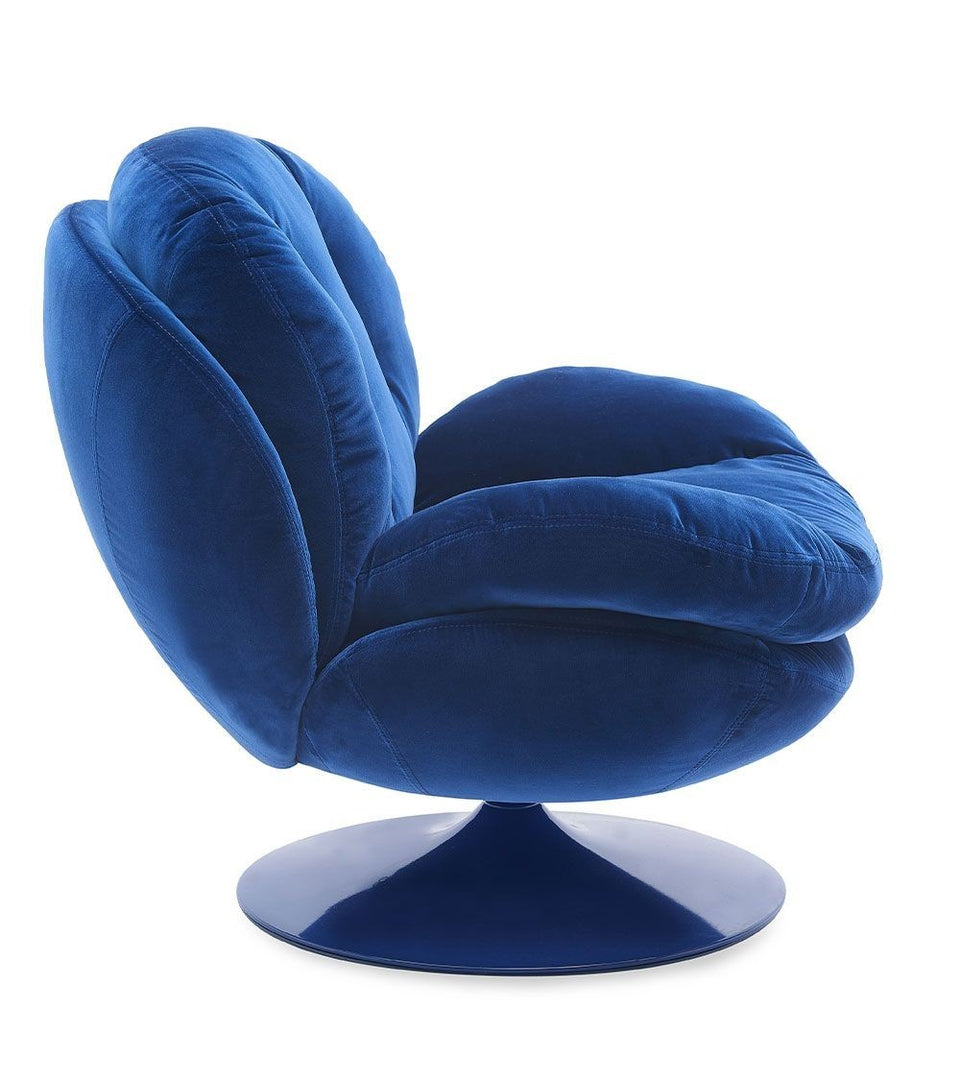 memento pop armchair midnight blue